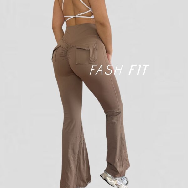 Calza lycra Flare push up Bolsillos - Imagen 3