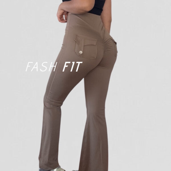 Calza lycra Flare push up Bolsillos - Imagen 4