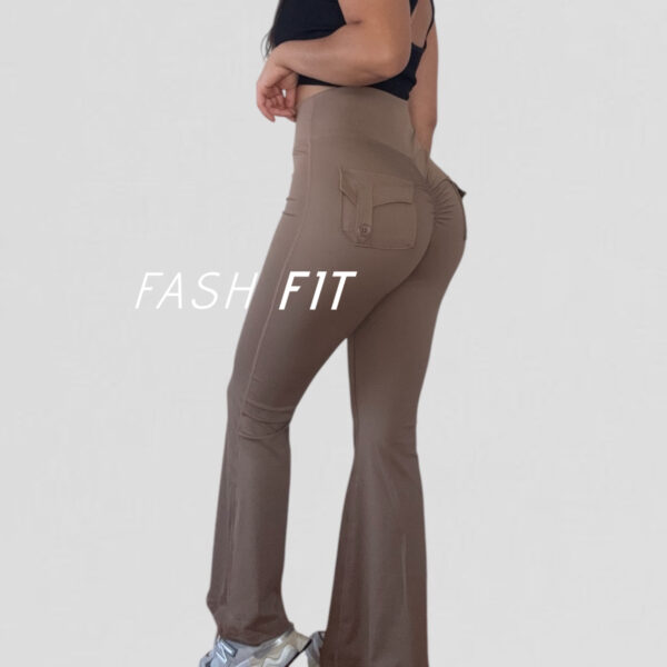 Calza lycra Flare push up Bolsillos - Imagen 3