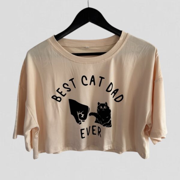 Polera corta Oversize Cat