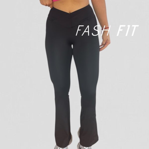 Calza lycra flare sin push up - Imagen 2