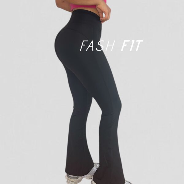 Calza lycra flare sin push up - Imagen 3