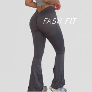 Calza flare push up en V