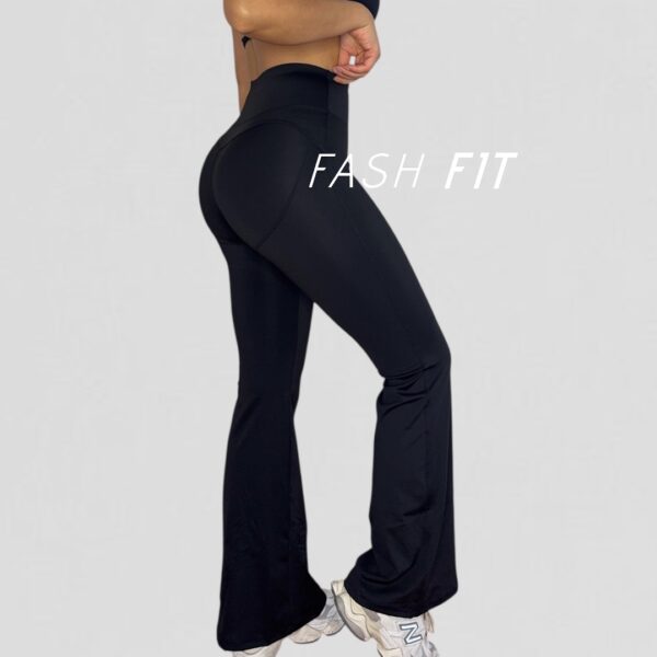 Calza lycra flare realce - Imagen 4