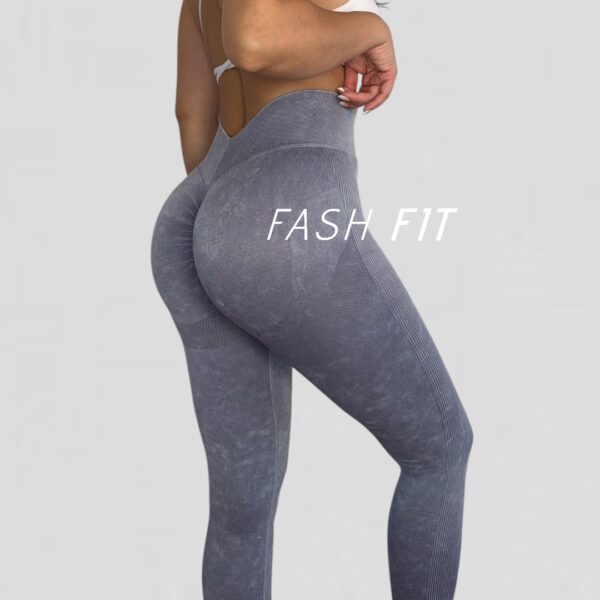 Calza push up en V pre lavada - Imagen 3