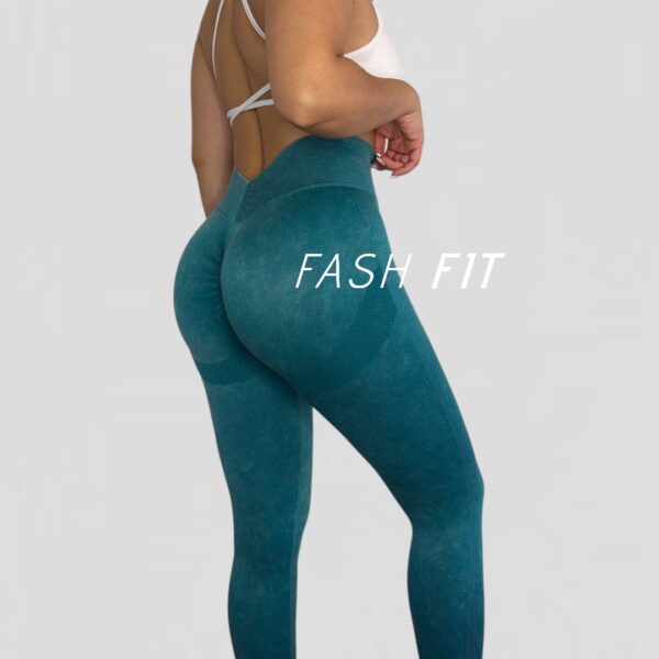 Calza push up en V pre lavada - Imagen 6