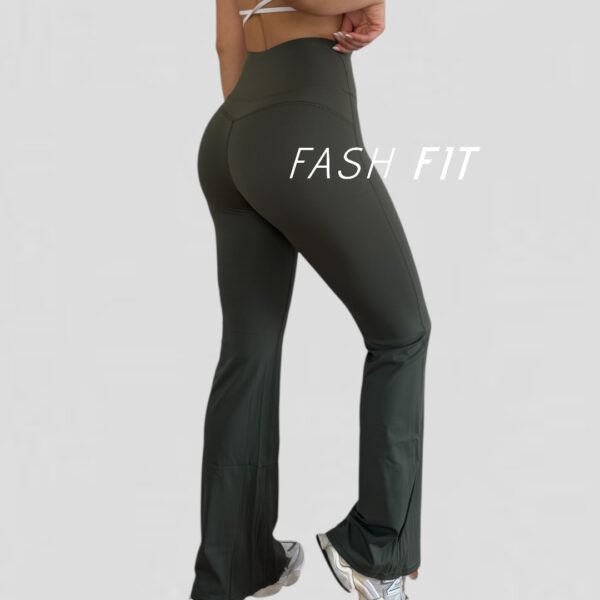 Calza lycra flare sin push up