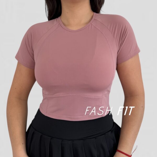 Top manga corta lycra - Imagen 3