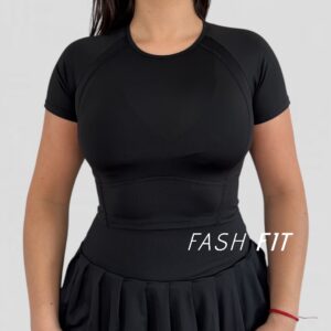 Top manga corta lycra