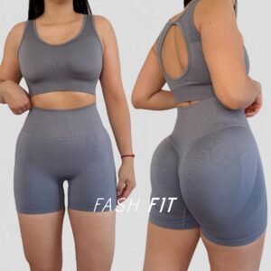 Conjunto seamless push up