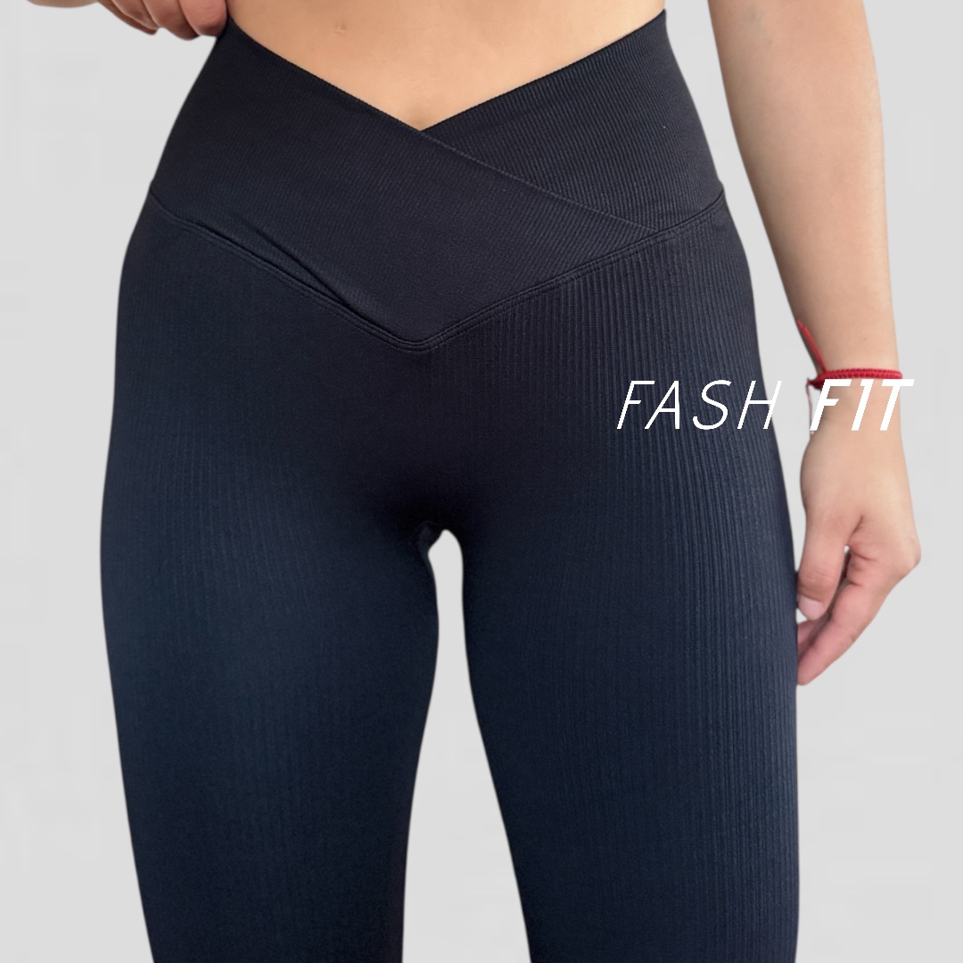 Calza rib flare sin push up - Imagen 3