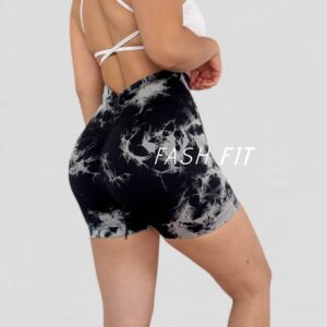 Short tie dye push up V