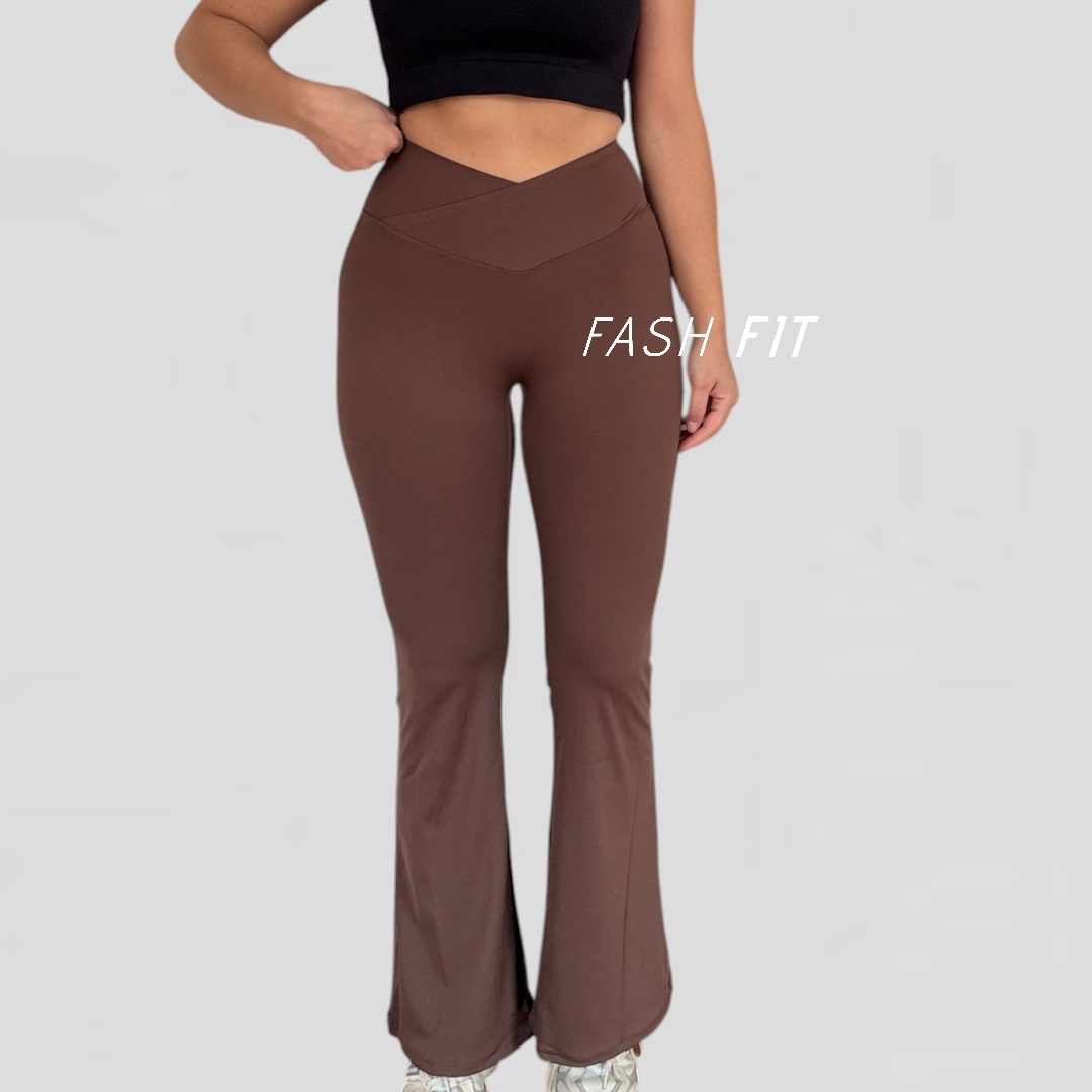 Calza Flare lycra pretina V - Imagen 7