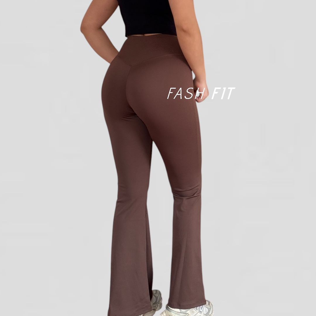 Calza Flare lycra pretina V - Imagen 8