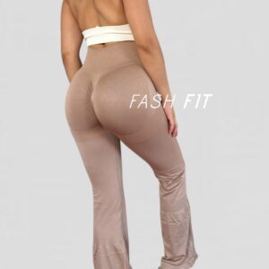Calza flare seamless push up