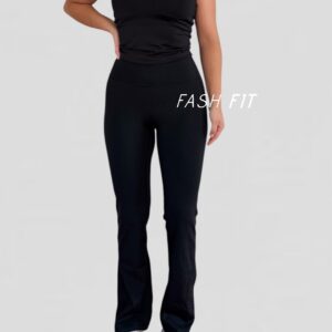Calza flare lycra Negra