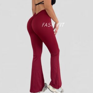 Calza flare push up en V