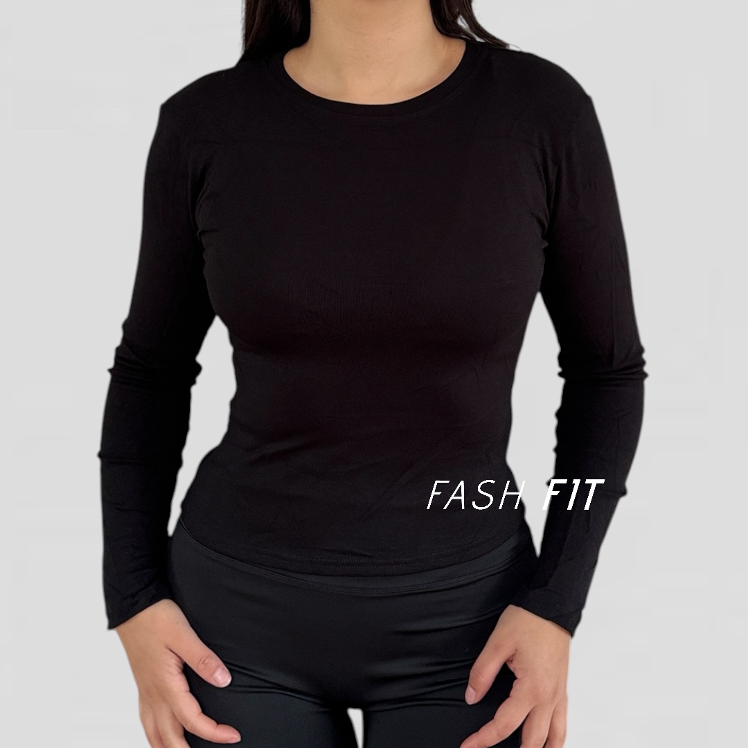 Polera manga larga algodón - Imagen 5